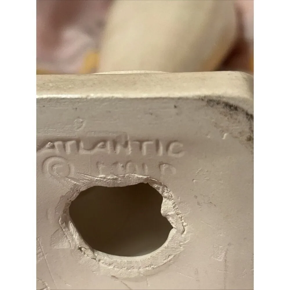 Madonna Mary Bisque Ceramic 11” Figurine Atlantic‎ Mold